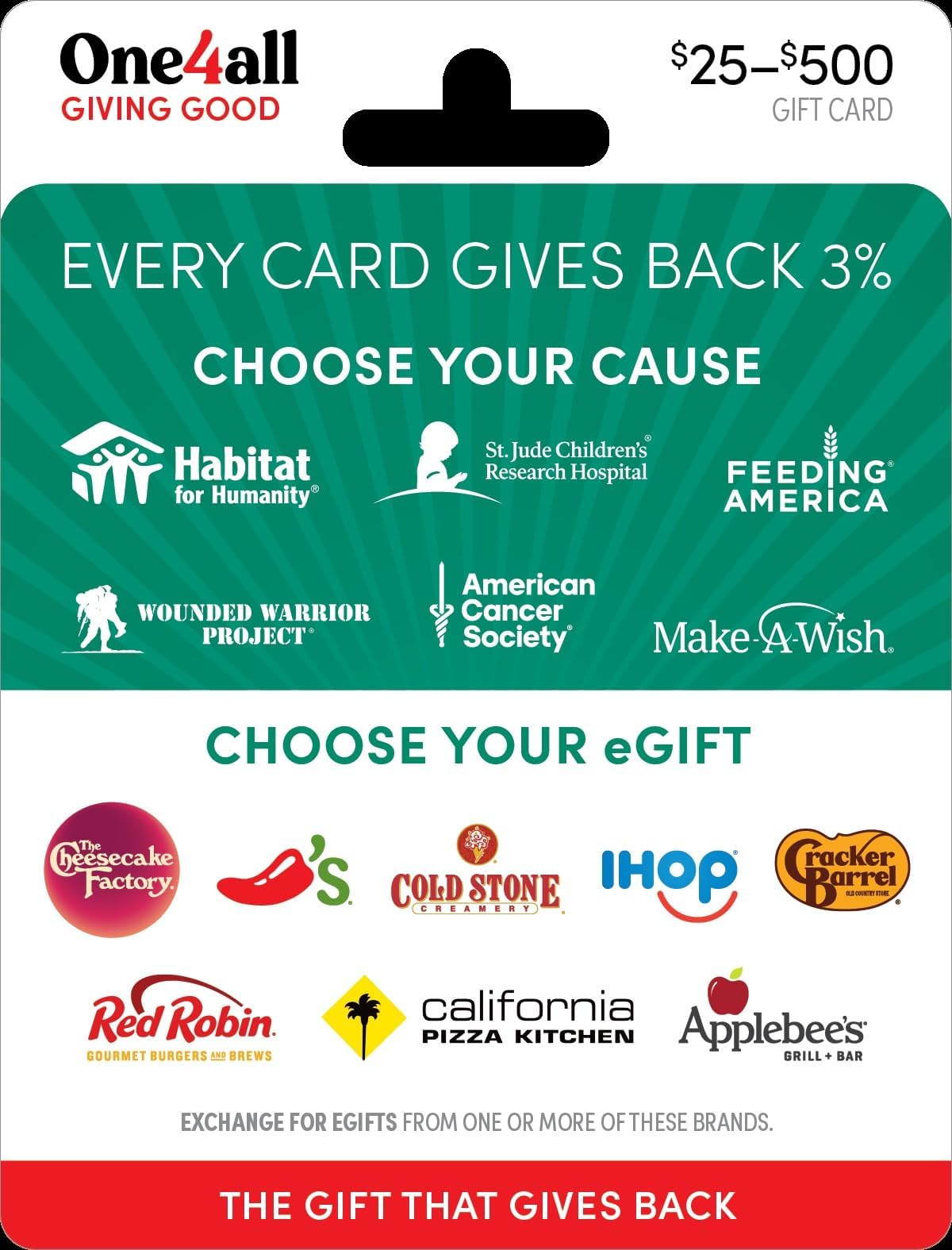 Giving Good Gratitude Gift Card
