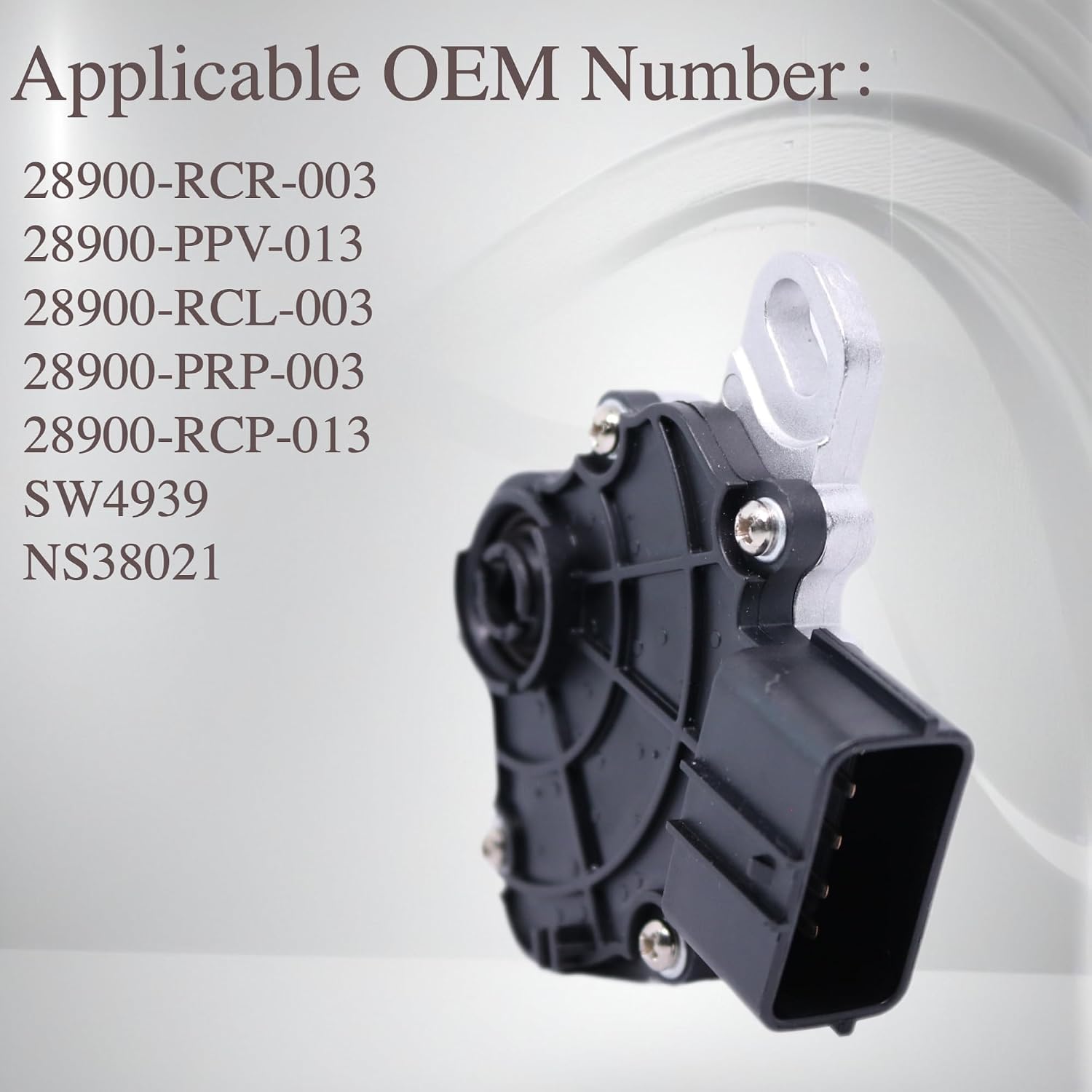 Neutral Safety Switch Compatible with 2003-2012 Accord 2006-2015 Civic 2007-2014 CR-V Replace 28900-RCR-003