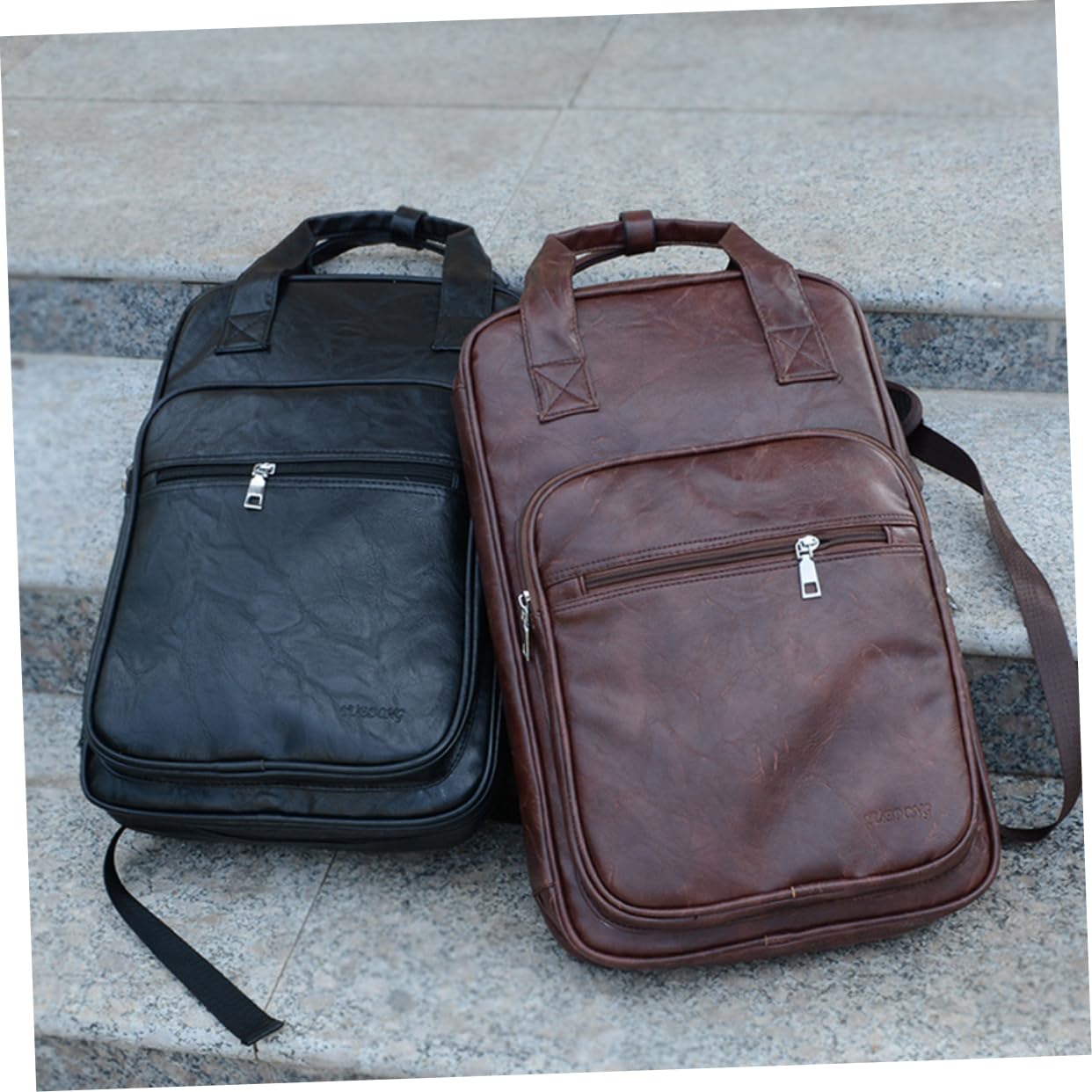 Abaodam Borsa per Bacchette da Batteria in Pu + Cotone 420d, Portabacchette Ampia Capacità per Studenti e Insegnanti