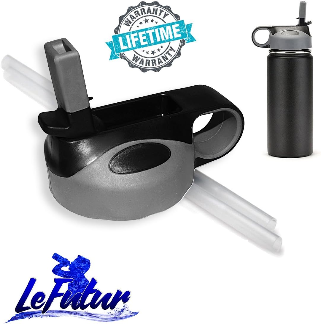 Straw Lid/Cap For Hydro Flask (black)