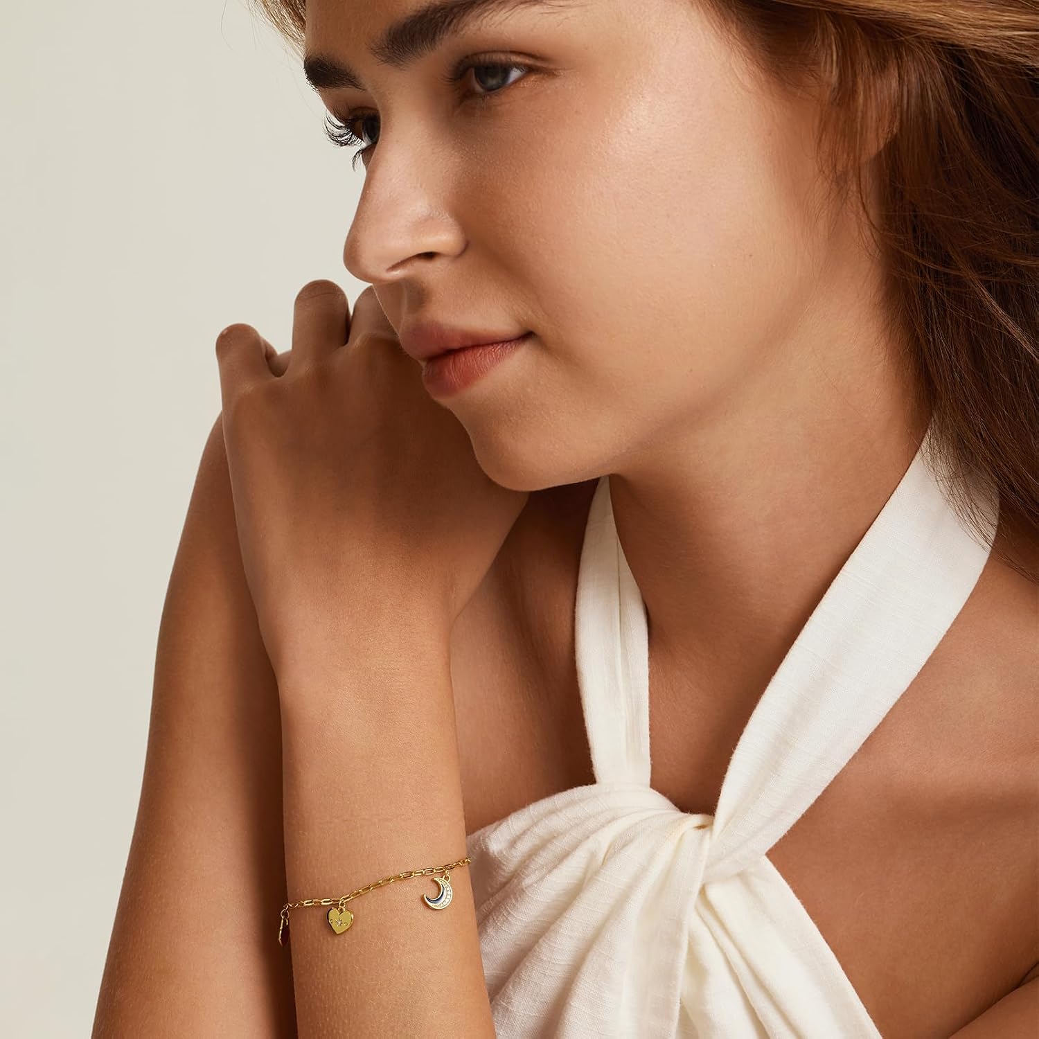 Heart Bracelets for Women,S925 Sterling Silver Bracelet,Rose Gold Plated,Wedding Anniversary, Birthday Gifts for Wife,Her,Girlfriend,Mom,Mother