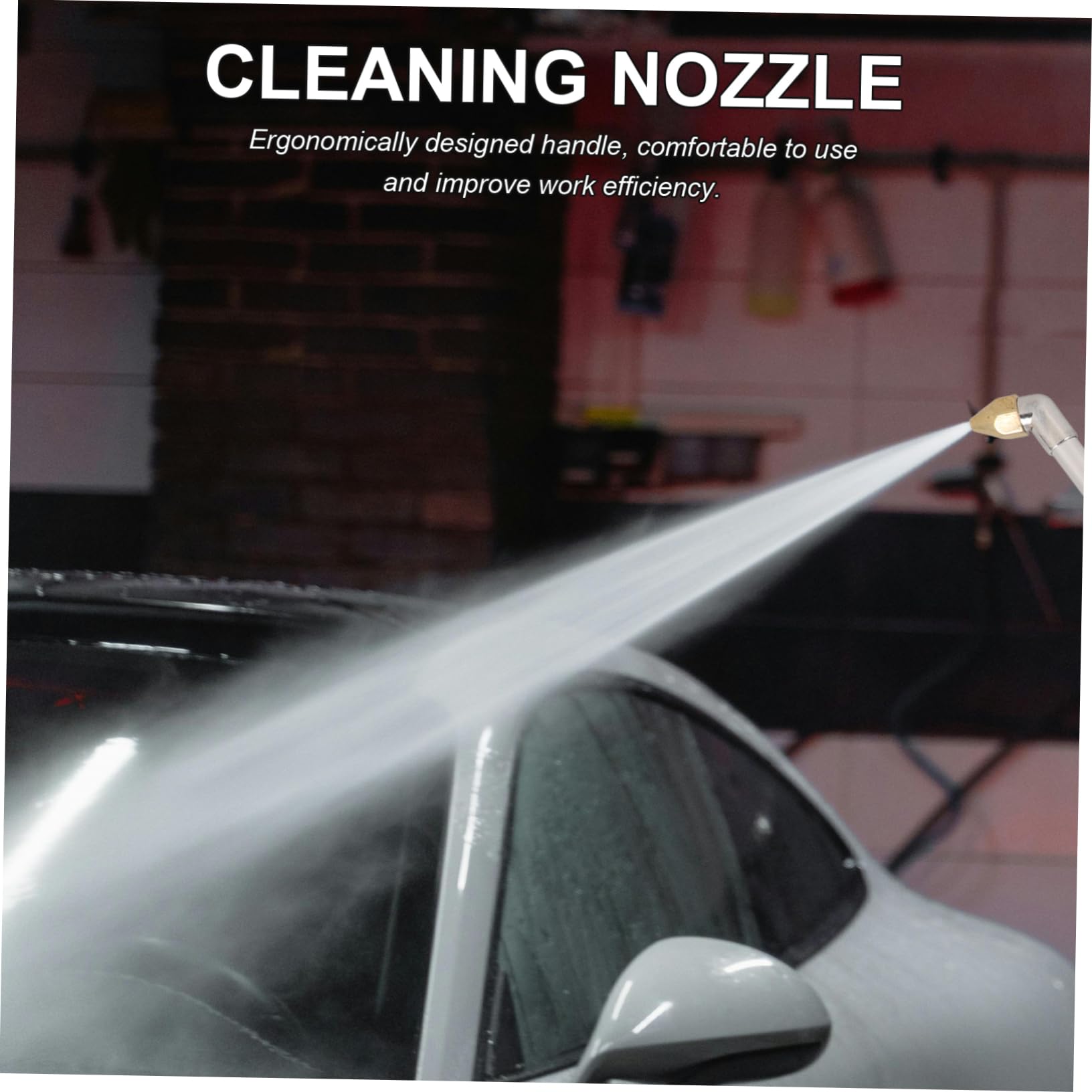 PRETYZOOM Car Engine Oil Cleaner Tool Lightweight Deep- Cleaning Pneumatic Sprayer