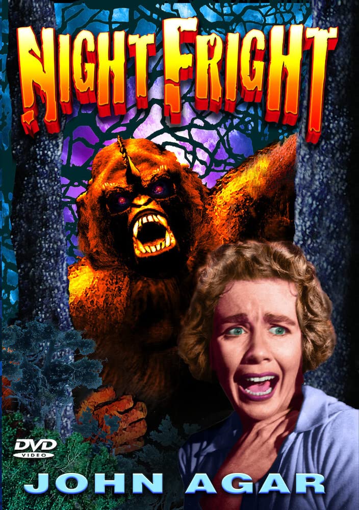 Fright Night 1967 Region 1 DVD de terror vintage americano y cine de culto original