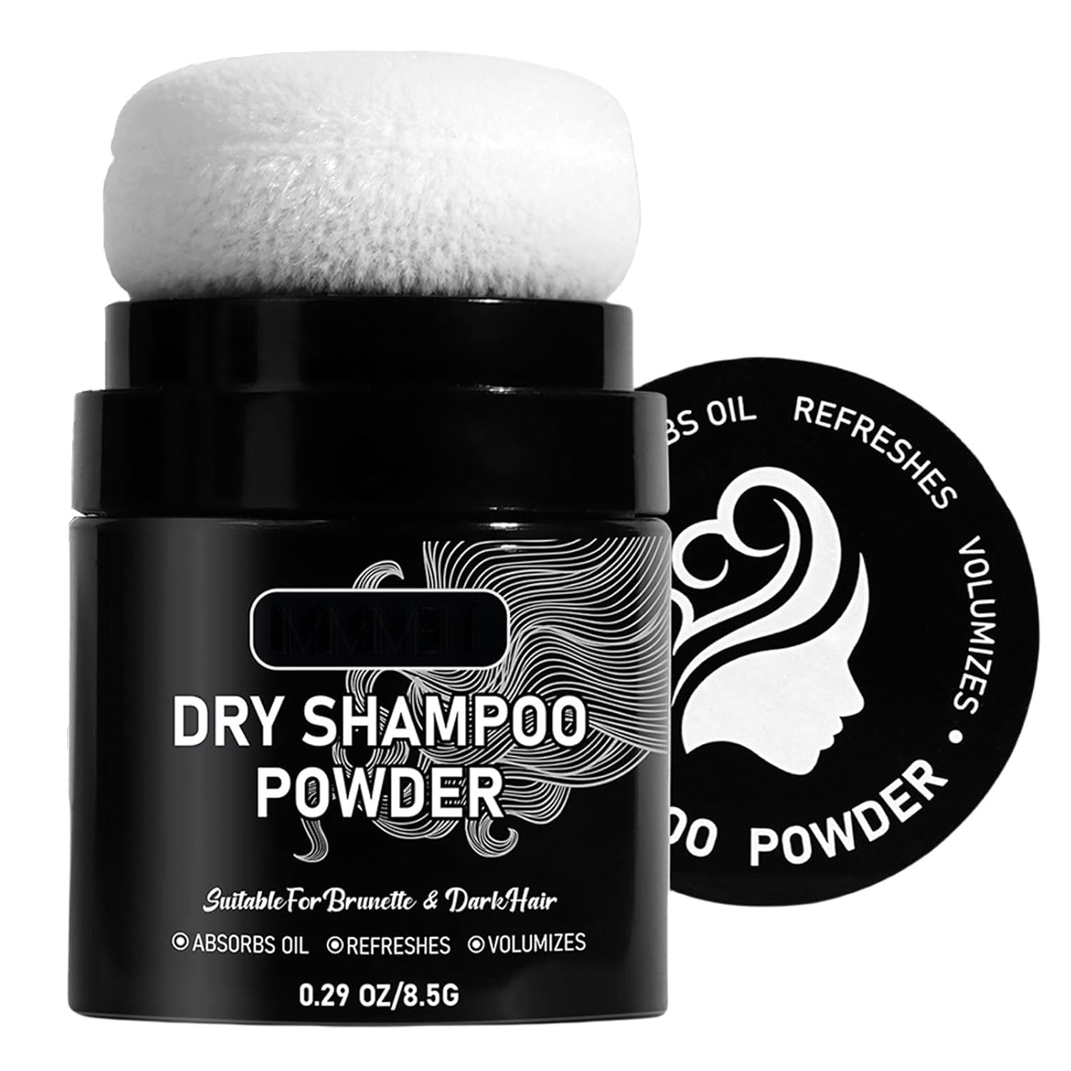 Dry Shampoo Powder for Women, Volumizing Hair, Absorb Excess Oil, Refresh Root, Natural Formula, Non-Aerosol, No White Cast, Travel Size Dry Shampoo Powder For All Hair Colors