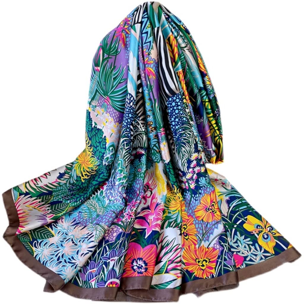 Foulard en soie long châle léger pour sublimer une tenue trop simple