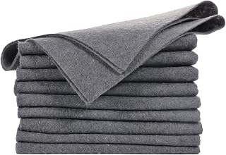 10Pcs Thickened Magic Cleaning Cloth, Reusable Microfibre Glass Cleaning Rag All Purpose Cleaning Towel for Window Glass Car Mirror, 11.8 x 11.8Inch
