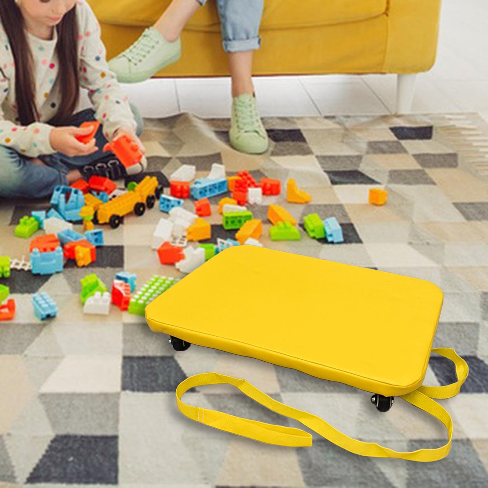 Monopattini con Rotazione di per L'allenamento Dell'equilibrio per Bambini con Tavola da Pavimento in Corda, Giocattolo Sensoriale per P