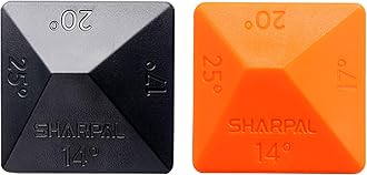 SHARPAL 196N (2pcs) Knife Sharpener Angle Holders, Super Gale, Knife Sharpener Aid, Whetstone Knife Sharpening Angle Guide, 4 Universal Angles
