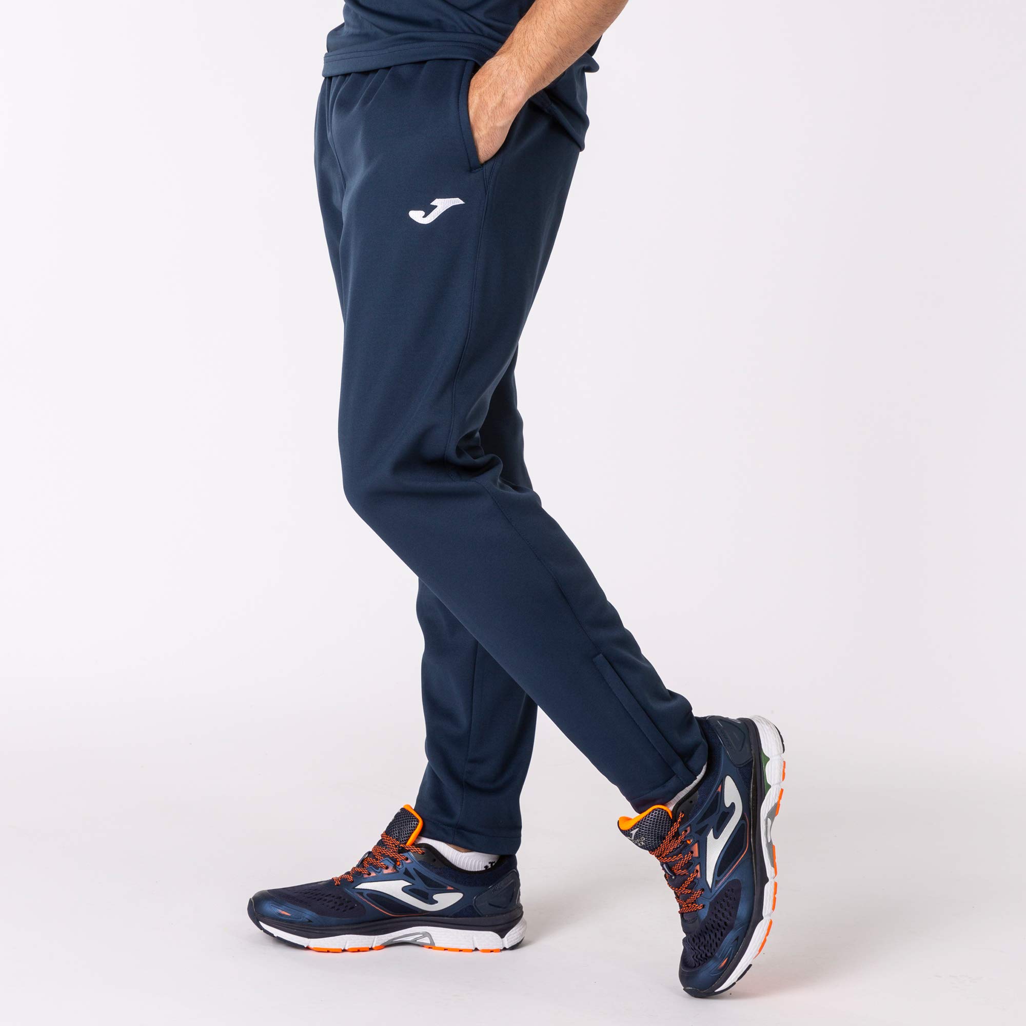 Joma - Pantalón Largo Deportivo Hombre , 6XS - 3XL - Bajos con Cremallera, Bolsillos y Cintura Elástica con Cordón - Nilo