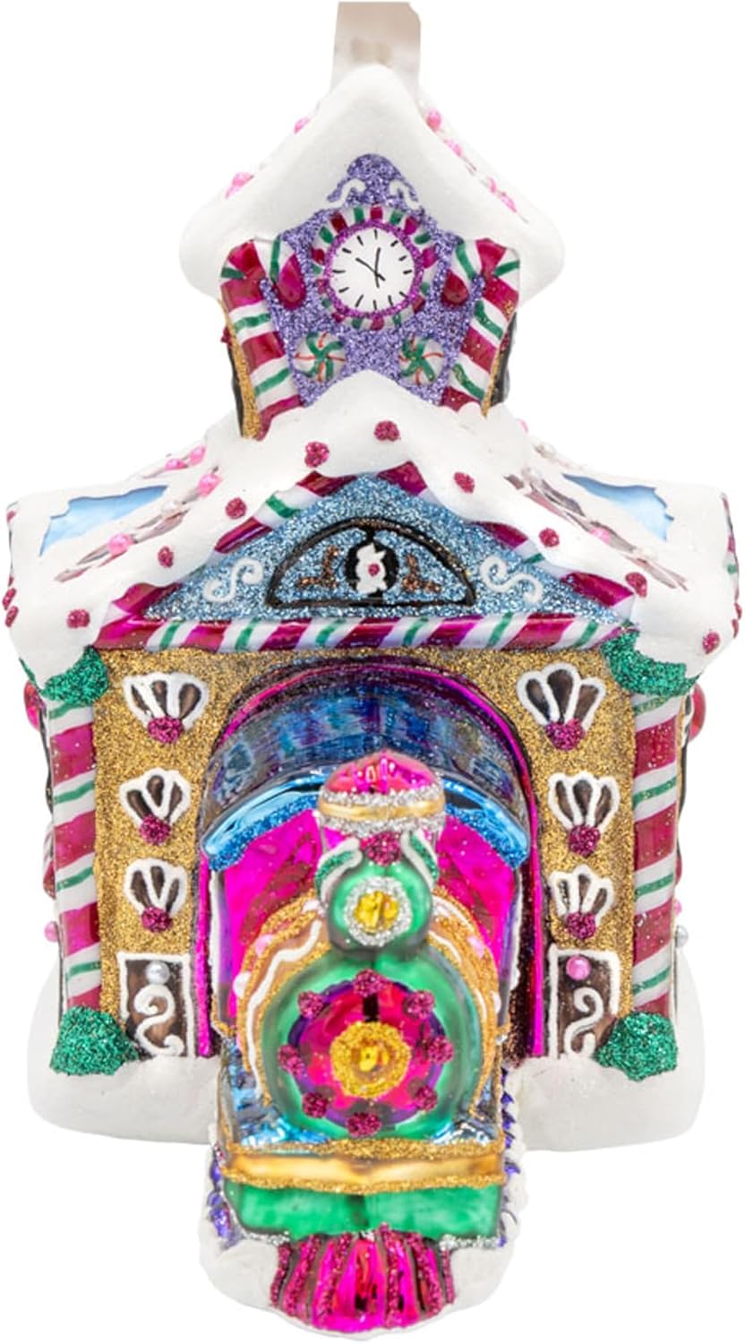 Christopher Radko Hand-Crafted European GlassSweet Stop Station