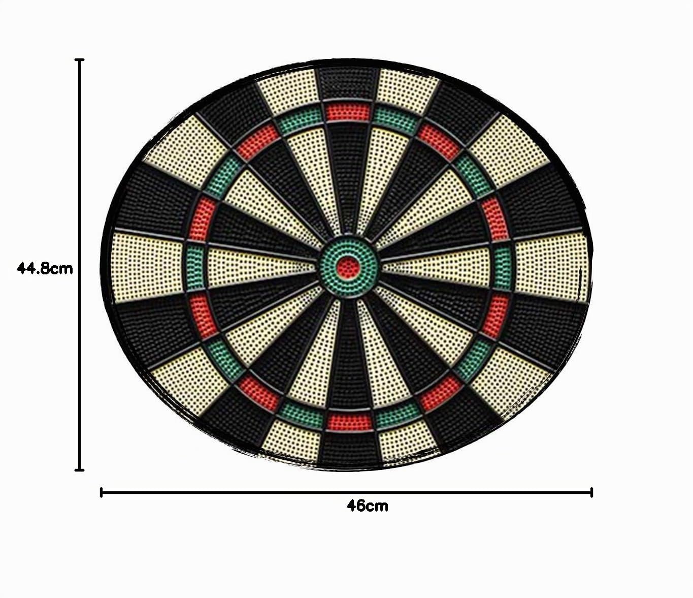 Carromco Dardo electrónico Panthera-301 - Dardo Blando con 4 Orificios para 1-8 Jugadores, 32 Juegos y 500 Variantes, Incluye Dardos Blandos, Rojo-Verde-Beige-Negro, 46 x 44,8 x 3,8 cm