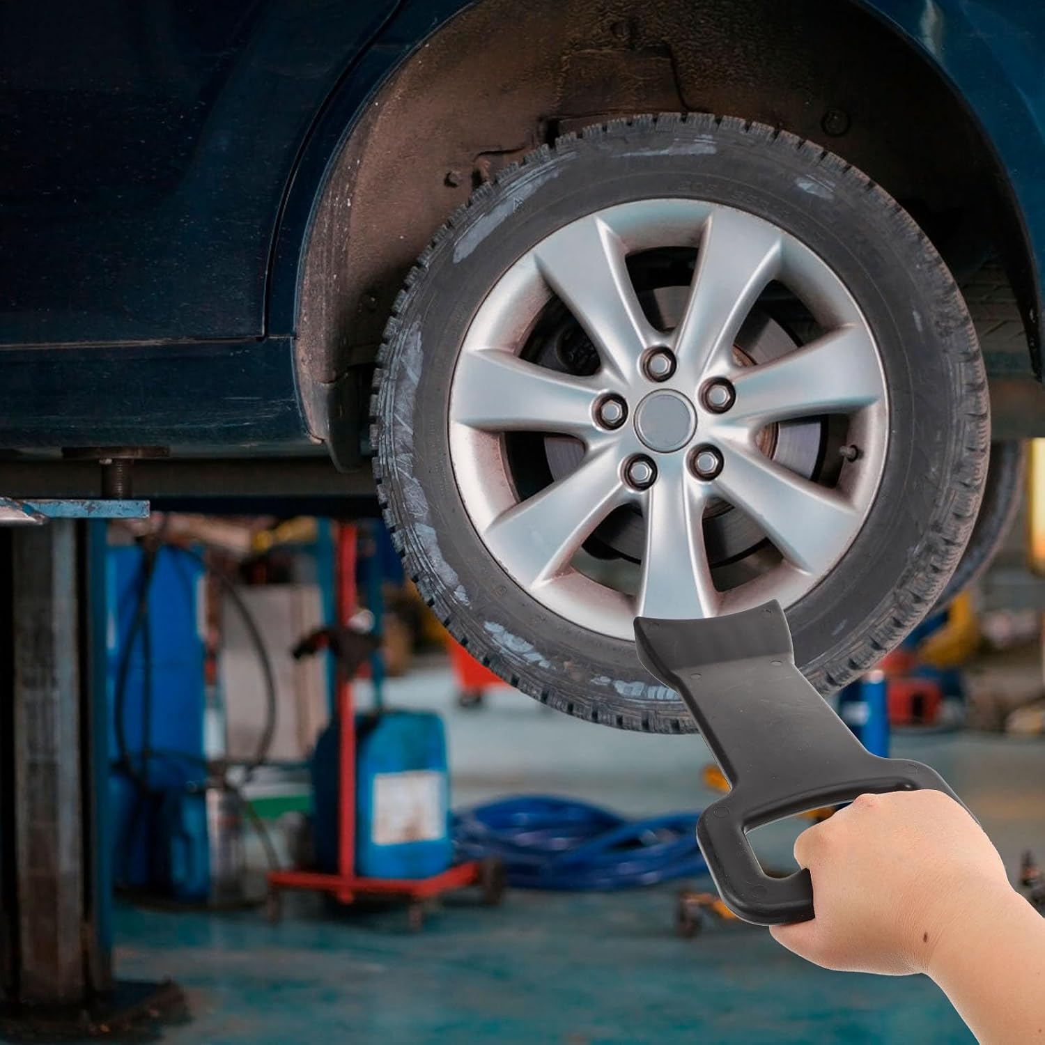 User-Friendly Black Plastic Tire Changer Mount Pad Compatible with Most Vehicle Models Car Tire Installation Tool and Wheel Changer Accessories