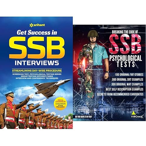Get Success in SSB Interviews+Breaking The Code of SSB Psychological Tests - SSB Interview (TAT/WAT/