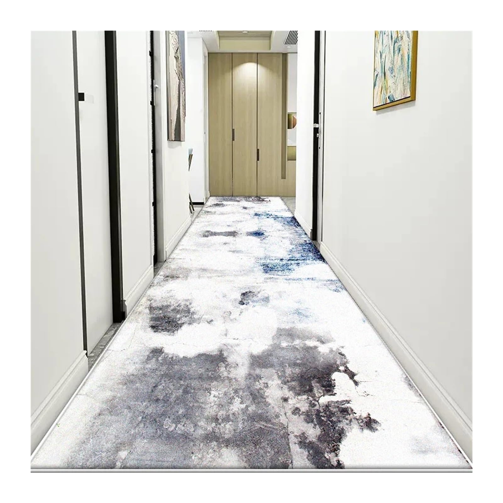 Alfombras de corredor abstractas para decorar la entrada de la habitación y el salón familiar