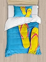 Vista 78 de Ambesonne Juego de funda de edredón de pesca, lubina de boca grande atrapando un bocado en espray de agua, imagen salvaje, juego de cama decorativo