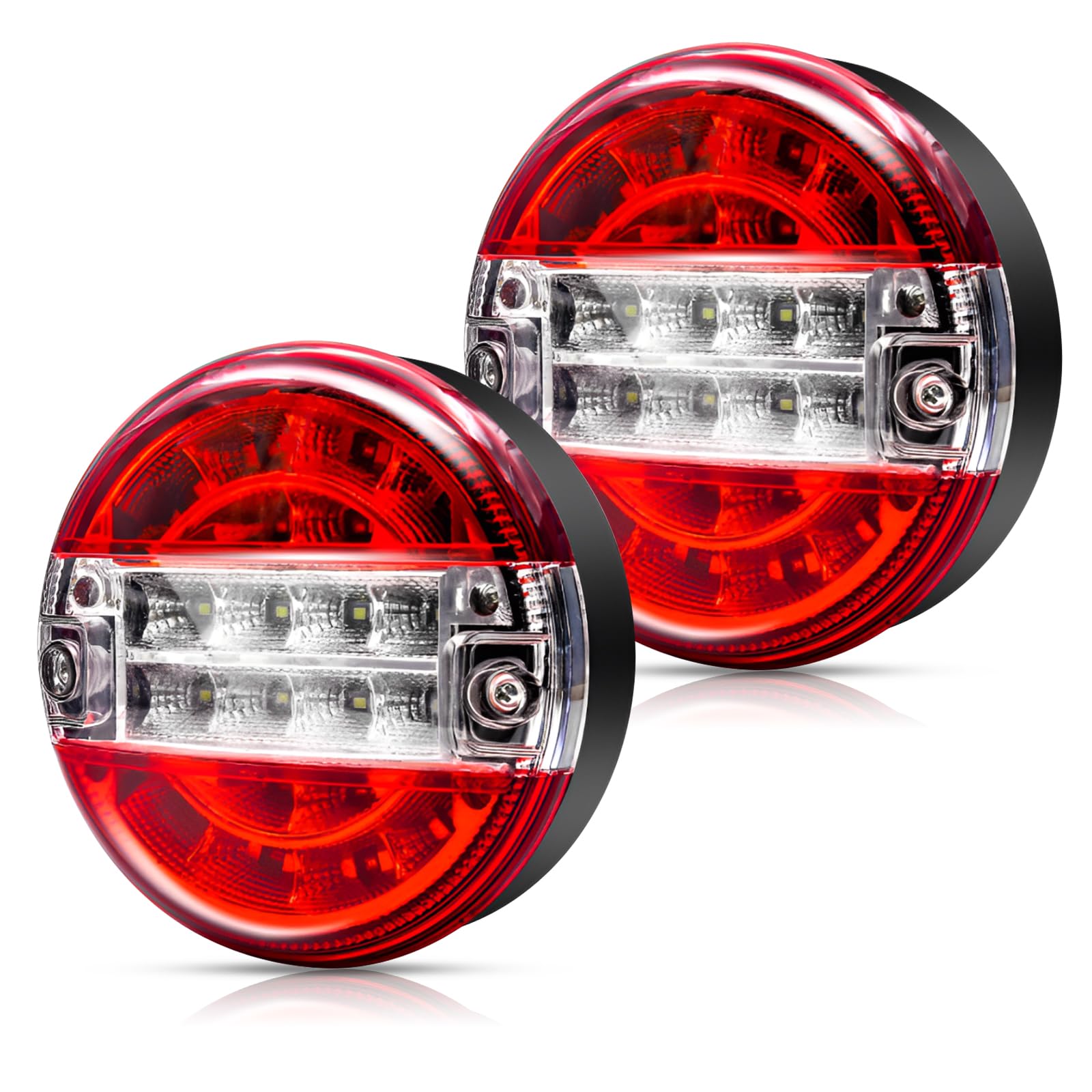 ✨現品限り✨車用ブレーキテールランプ 2 個 12V LED Amazon | ブレーキライト 2 個 12 V/24 V テールランプスクエア