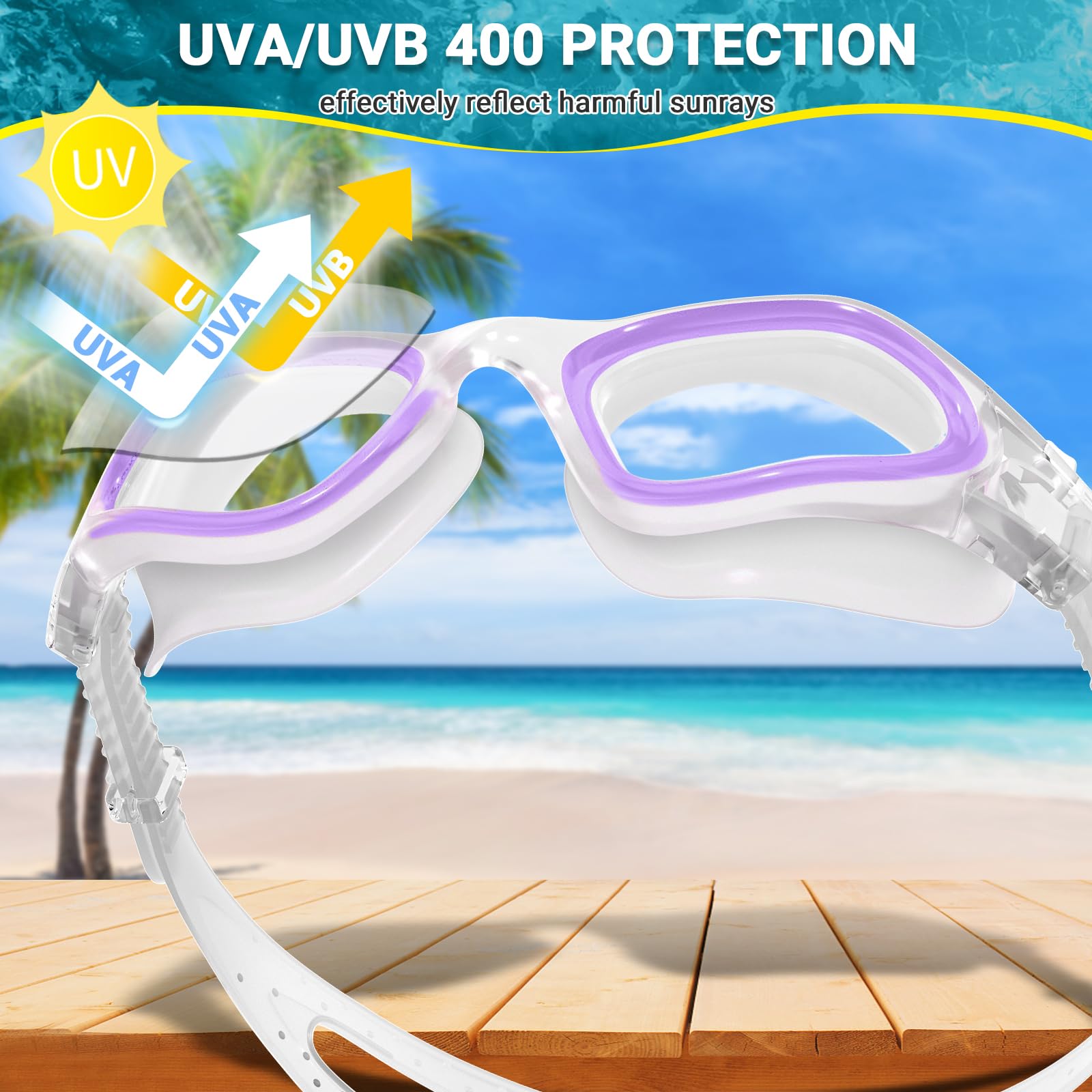 Winline Occhialini da Nuoto Anti-Appannamento Anti-leak Protezione UV Visione Chiara,Occhialini nuoto polarizzate/non polarizzate per Uomo Donna Adulti e Adolescenti