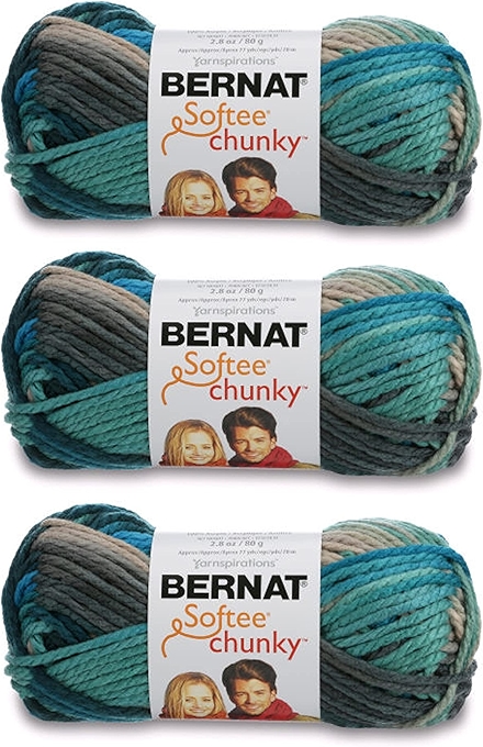 Bernat Softee Chunky 深水色毛线