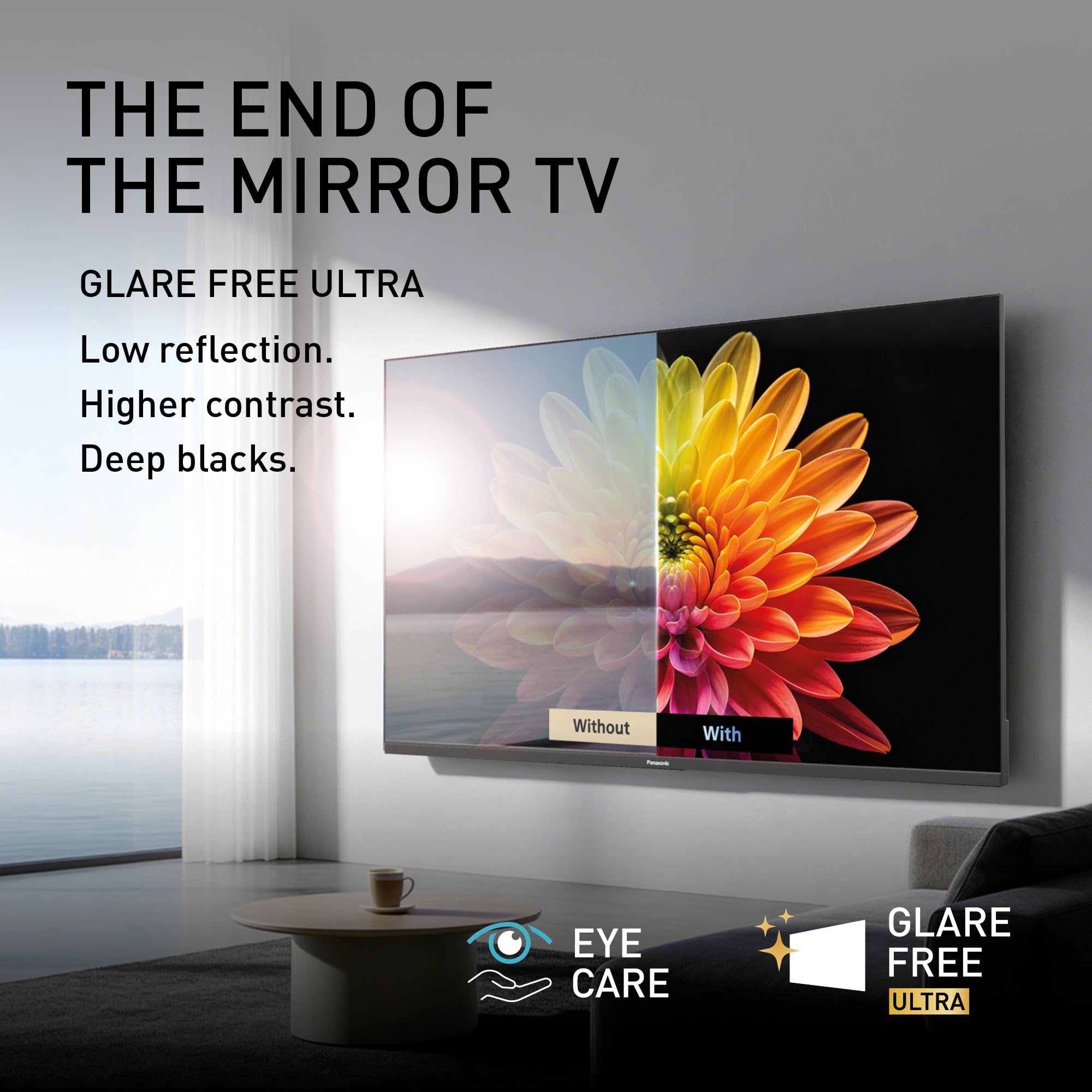 Panasonic TN-65W95C, 4K UHD QD-Mini LED TV, Glare Free Ultra, Google TV | AI 4K Colour Engine Ultra,Theater Surround 360, Google Assistant, Game Mode Extreme 144Hz, 65'' (164cm) , W95C Serie, 2026
