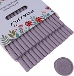 30 Pieces 7mm Sealing Wax Sticks for Glue Gun,PORXFLY Mini Wax Seal Sticks Great for Seals Stamp,Cards Envelopes,Wedding Invitations,Gift Wrapping,Wine Packages (Red)