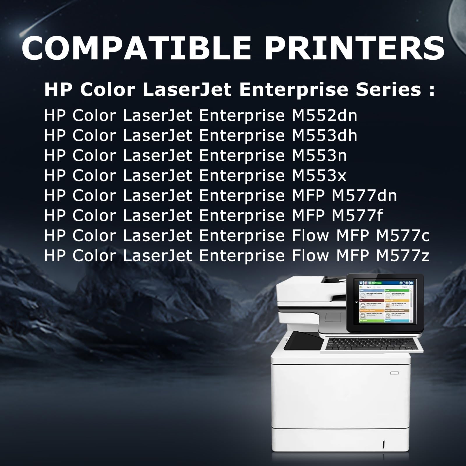 DOUBLE D Toner 508X per HP 508X 508A CF360A CF360X CF361X CF362X CF363X