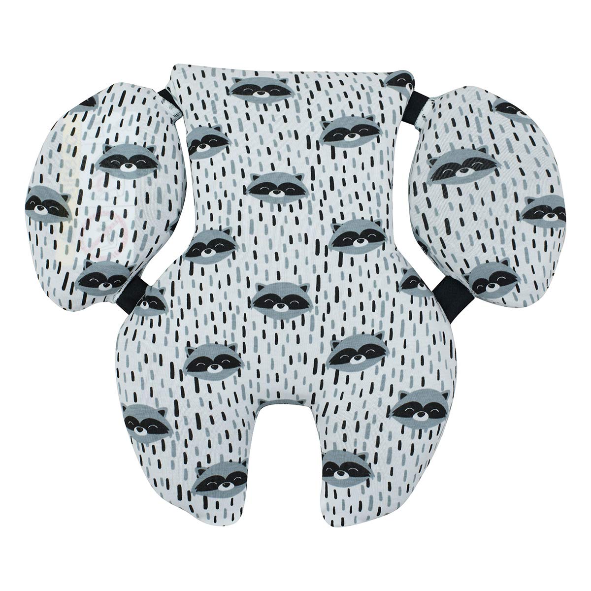 JYOKO KIDS Funda de algodón para silla de coche compatible con Maxi Cosi Recaro Zero, I-Size y Funda de algodón para reductor talla 0 (Raccoon)