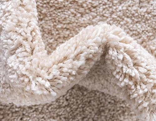 Miniatura 7 de Unique Loom Colección Solo - Alfombra de área Calabasas (2 pies 2 pulgadas x 3 pies 1 pulgada, rectangular, color marfil)
