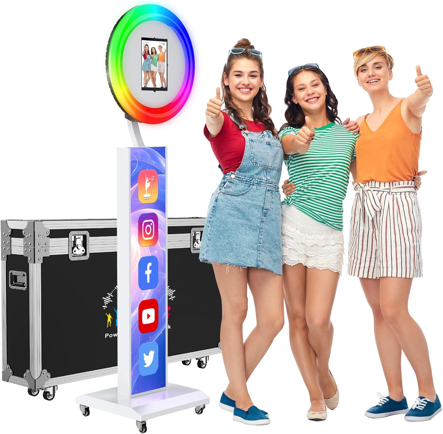 Amazon.com : JIYANG Portable Photo Booth Compatible with Any Ipad,Photo ...