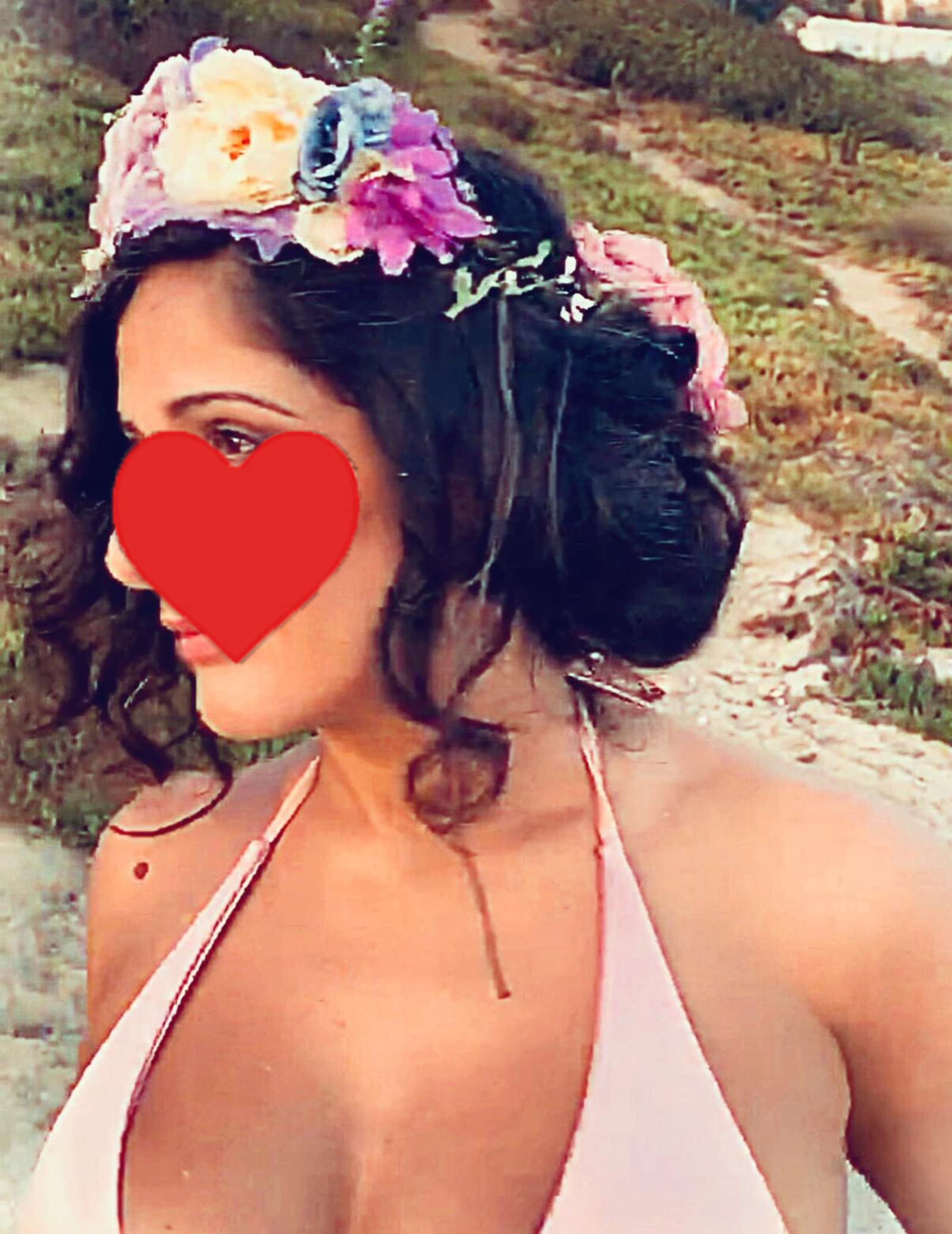Boho Blume Stirnband Blumen Krone Haar Kranz Blume Halo mit Schleife Hochzeit Party Fotos