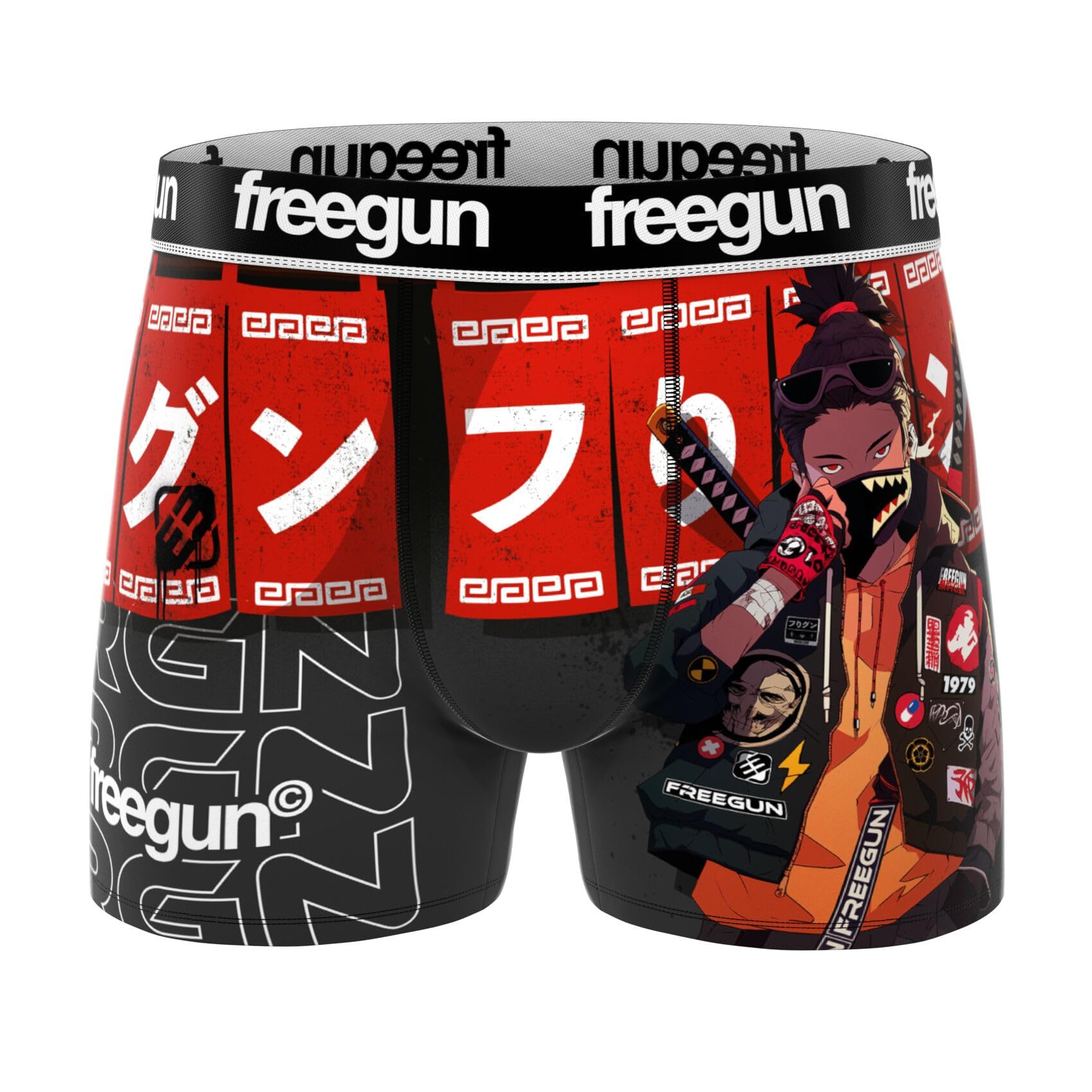 FREEGUN Calzoncillo Ropa Interior Chico Microfibra Animaux Polyester recyclé (Paquete de 3)