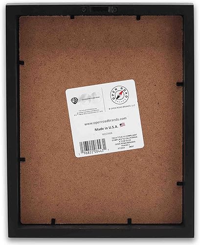 Miniatura 3 de Open Road Brands Póster de la película Polar Express enmarcado para decoración de pared de madera, icónico arte de pared Polar Express para