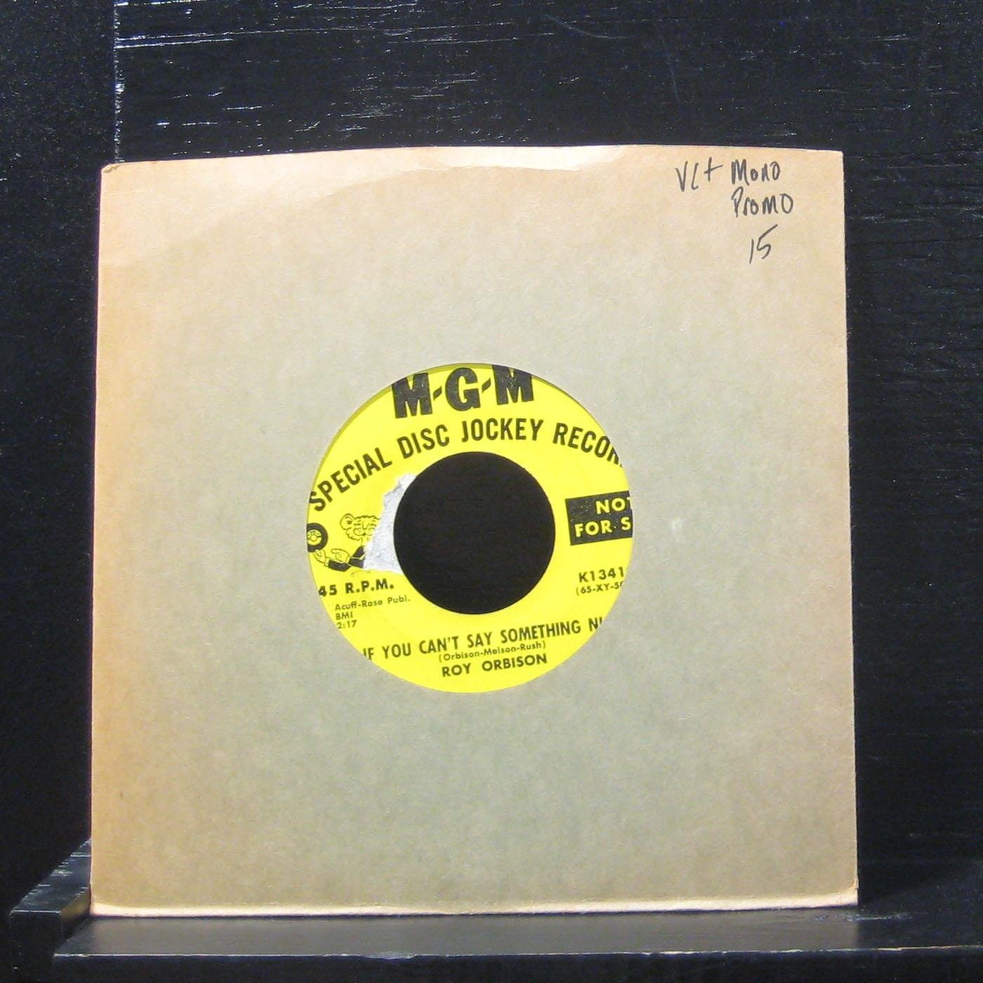 Roy Orbison Crawling Back / If You Can't Say Something