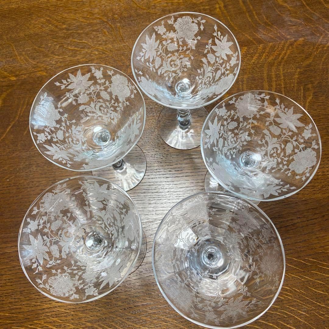 ケンブリッジ ワイルドフラワー ２１㎝ ワイングラス シャンパングラス 2セット ケンブリッジ ワイルドフラワー 21㎝ ワイングラス シャンパングラス