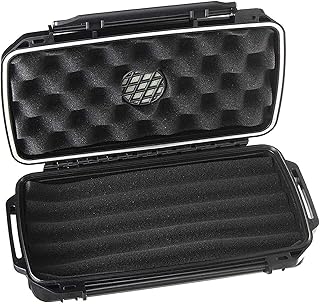 FMOGG Étui pour humidificateur de Voyage, antipoussière, Antichoc - Humidificateur en Mousse intégré, étui Rigide en Plastique de qualité supérieure pour cigares étanche