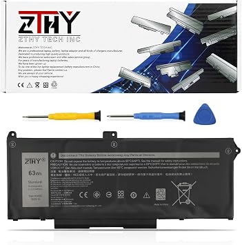 ZTHY RJ40G 4-Cell 63Wh Laptop Battery Replacement for Dell Latitude 14 5420 | Latitude 15 5520 Precision 15 3560 Battery P137G P104F P104F001 P104F002 075X16 1K2CF WY9DX 0WK3F1 0M3KCN 005R42 M033W 15.2V