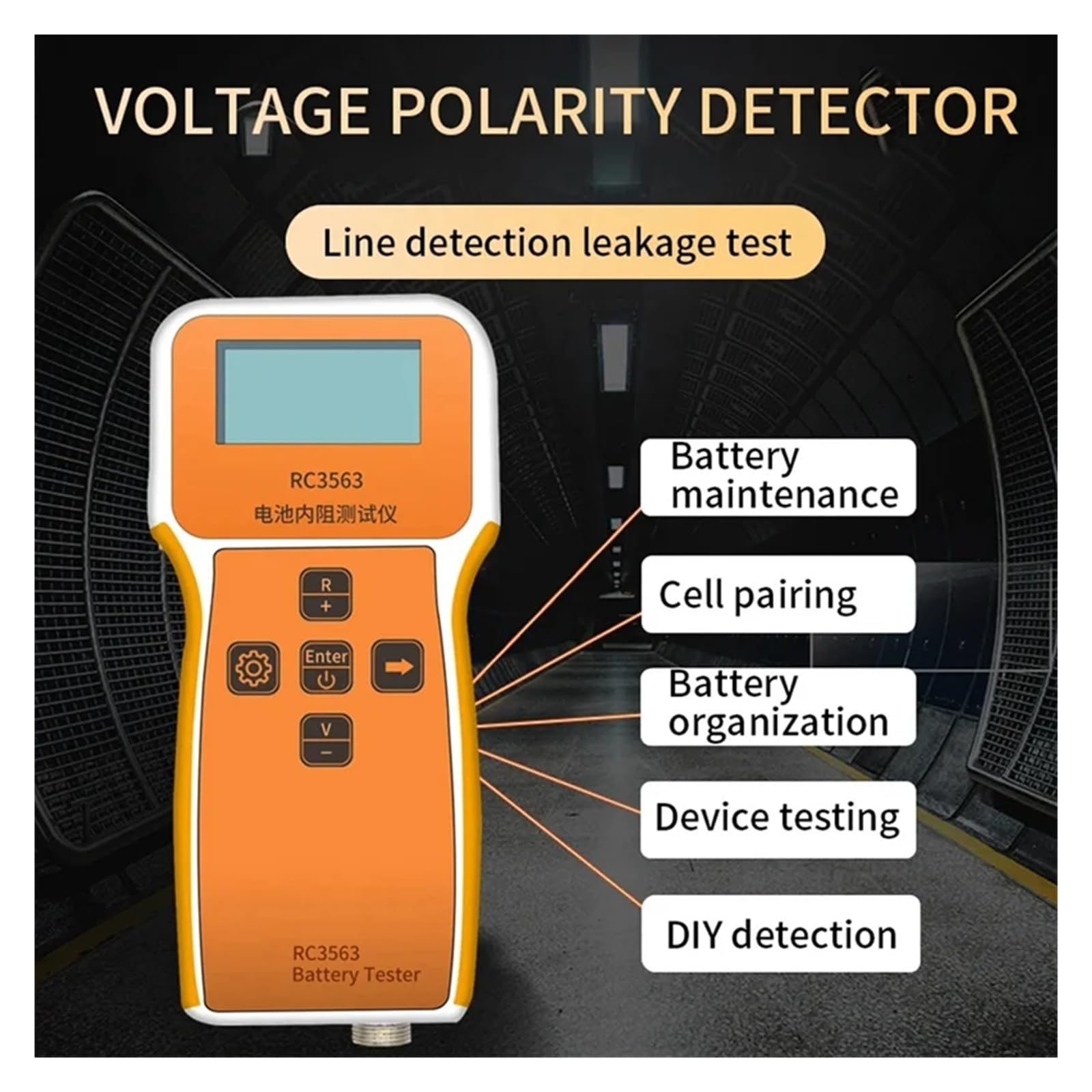 RC3563 Battery Internal Resistance Meter 18650 High Precision Voltage Lithium,A Easy To Use