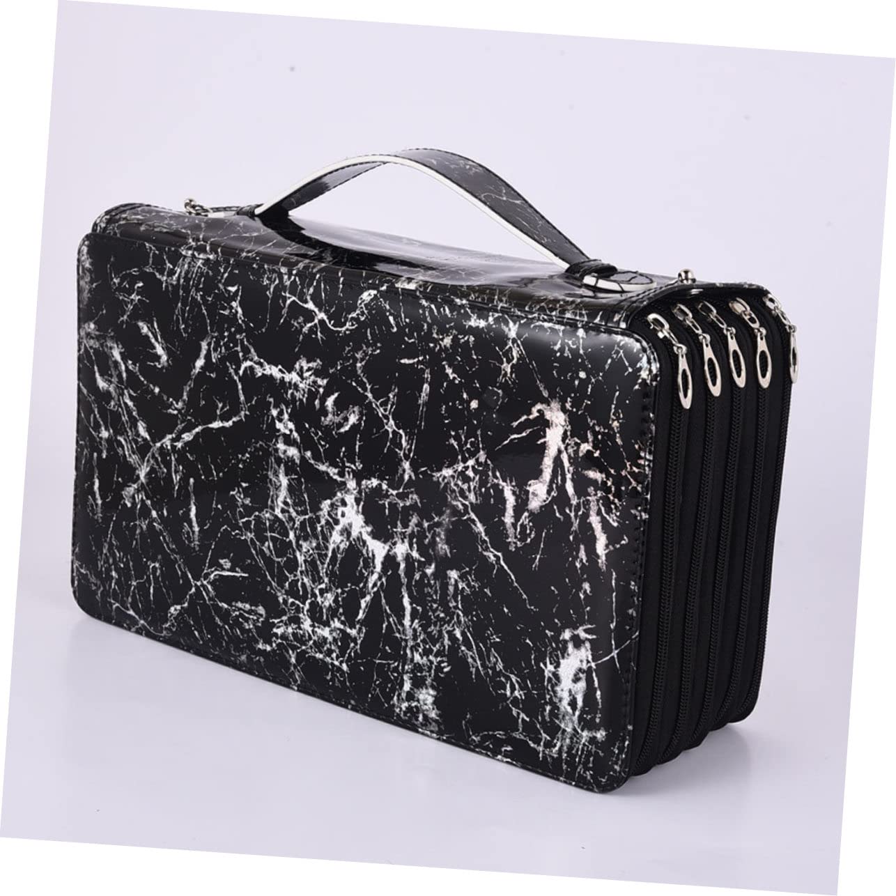 Artibetter Astuccio Porta Matite Multistrato, Grande Capacità, Oxford, Cerniera, Portatile, per Scuola e Organizzazione di Penne e Accessori