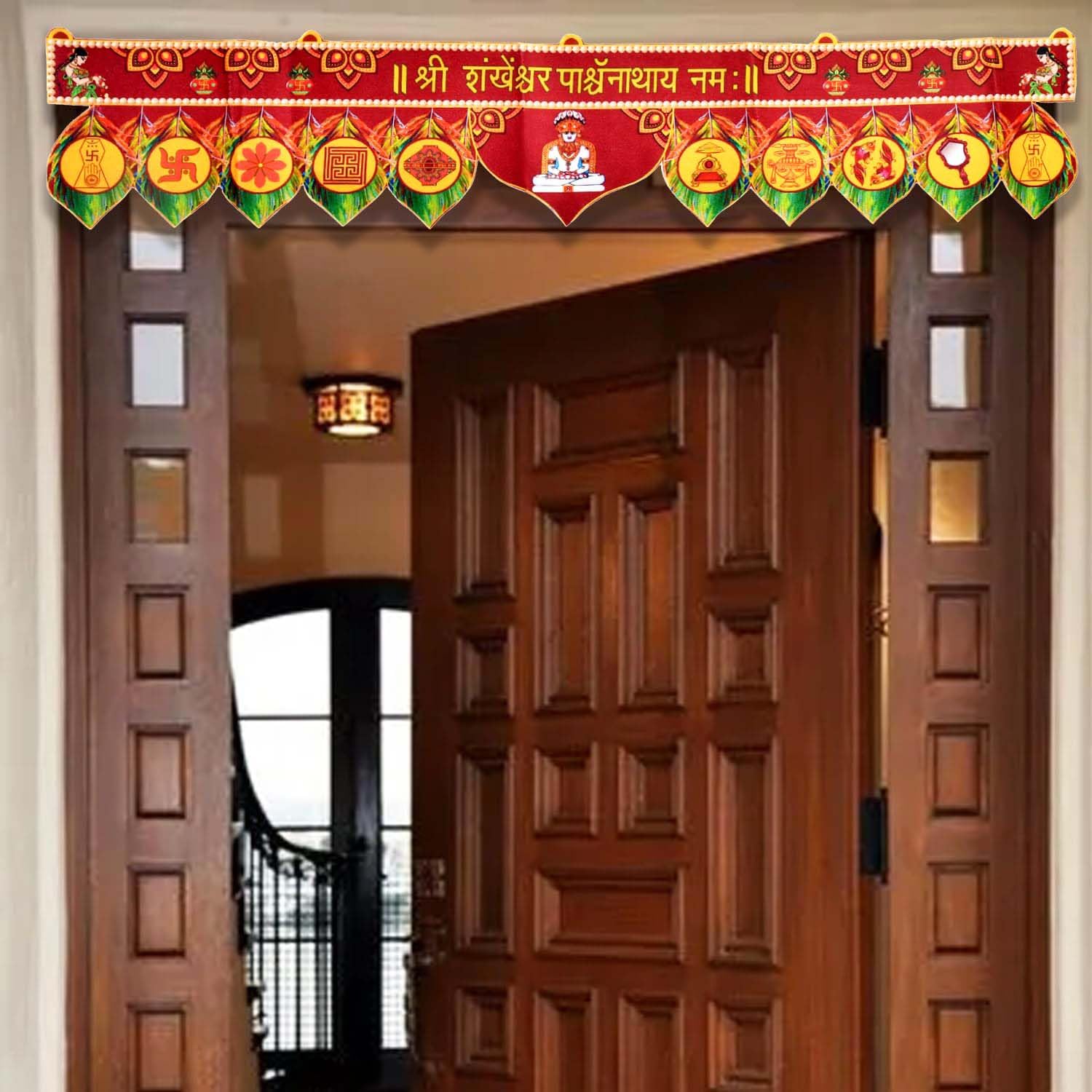 Ascension Traditional Multicolor Art Handmade Door Bandarwal Toran for Home Decor Hangings for DecorationToran for Main Door Traditional Bandarwal for Door Size-36 Inch (Design 1) (B0CFQKFLG1) Amazon Price History, Amazon Price Tracker