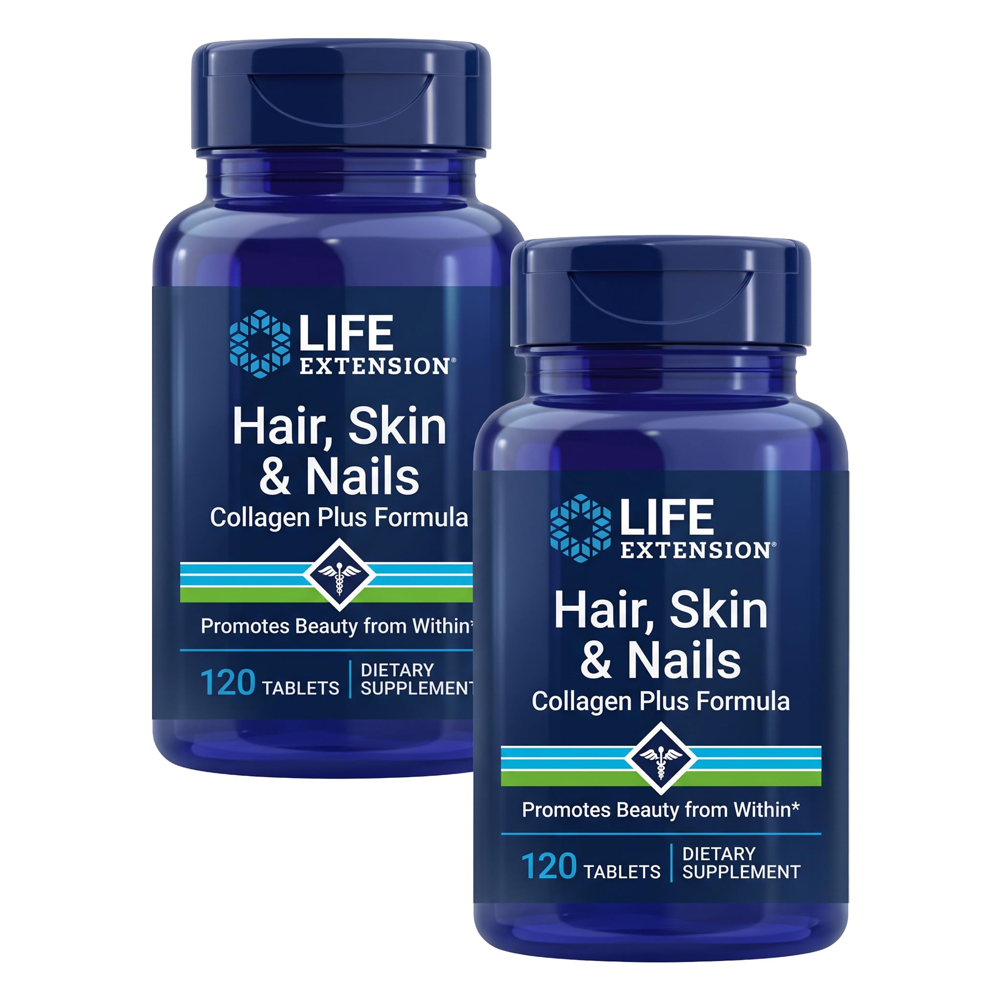 Life Extension Hair, Skin, & Nails- Collagen Plus, 120 Count — Amazon image 13