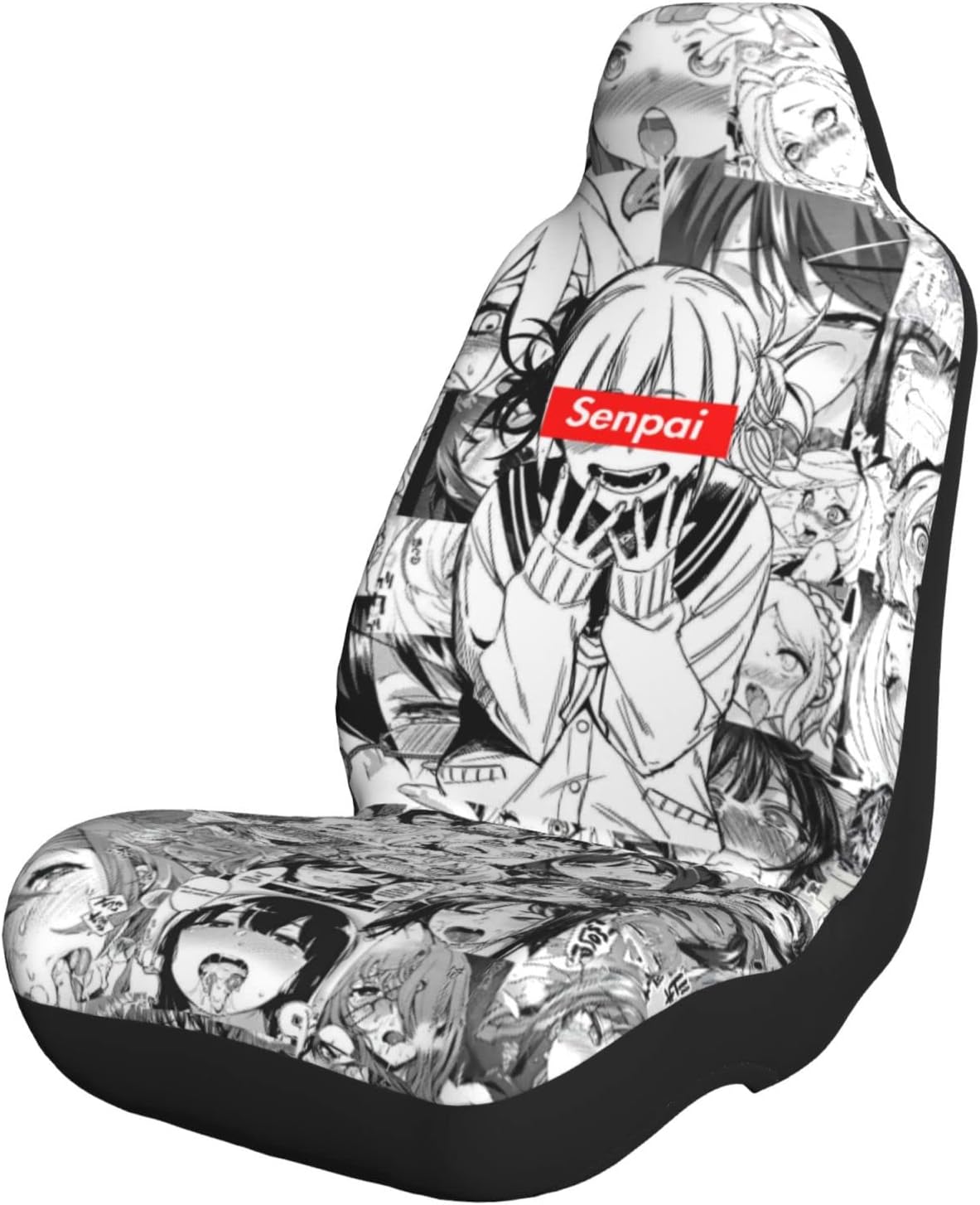Japanese Anime Car Seat Cover Full Front Seat Cover 2 Pcs Car Cushion Cover, Easy Installation, Universal Suitable for Car, Truck, Car, Sedan, SUV, Van (6)