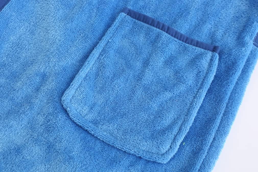 Boys Girls Bathrobe Soft Towel Hooded Robe Kids Terry Cloth Cotton Robes