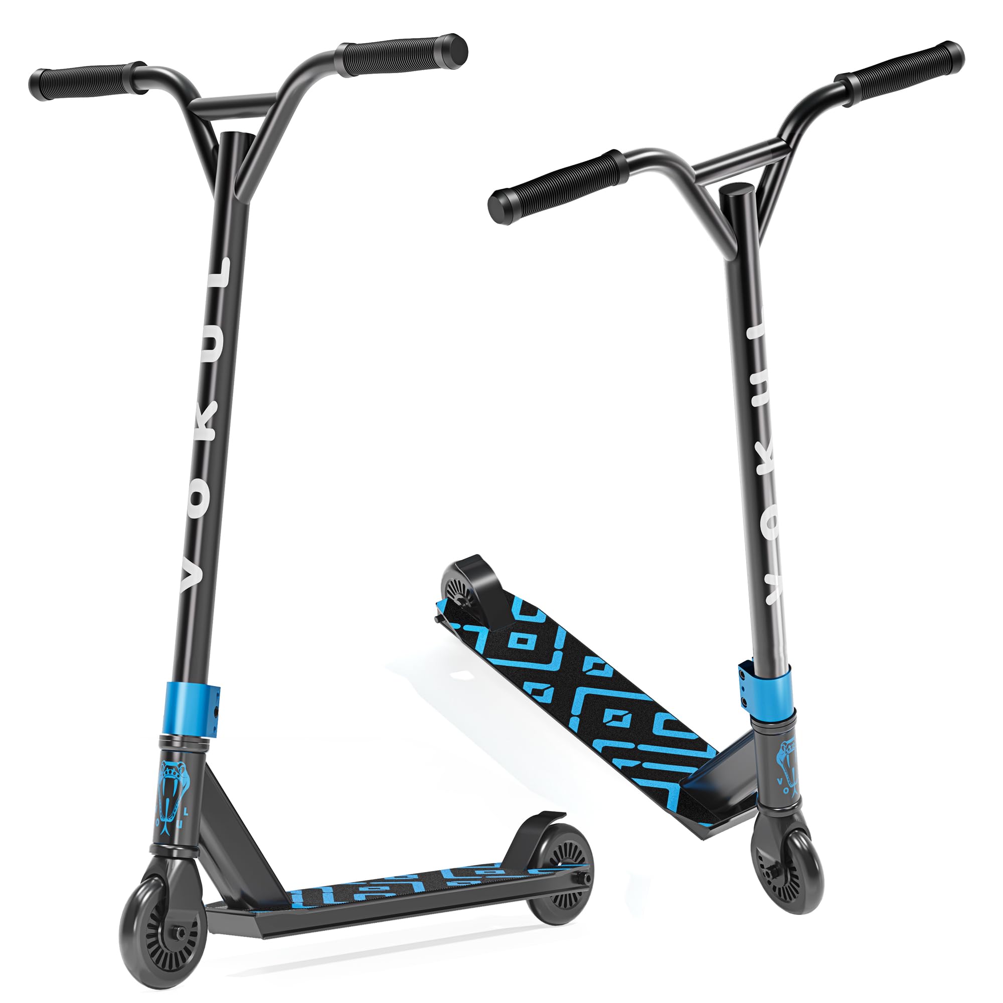 VOKUL Complete Pro Stunt Scooter for Kids, Boys Girls, Teens High Performance Trick Scooter for Skatepark Street – for Ages 6 and Up