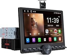 A5L 10.1-Inch Large Screen Display Audio, 2-DIN & 1-DIN Compatible Floating Android Car Navigation, WiFi/Bluetooth/USB Tethering, Wireless CarPlay/Android Auto, 24-Band EQ, Video Input, LRV