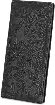 FALAN MULE Ultra Thin Wallet for Women Bifold Leather RFID Blocking Designer Slim Ladies Purse