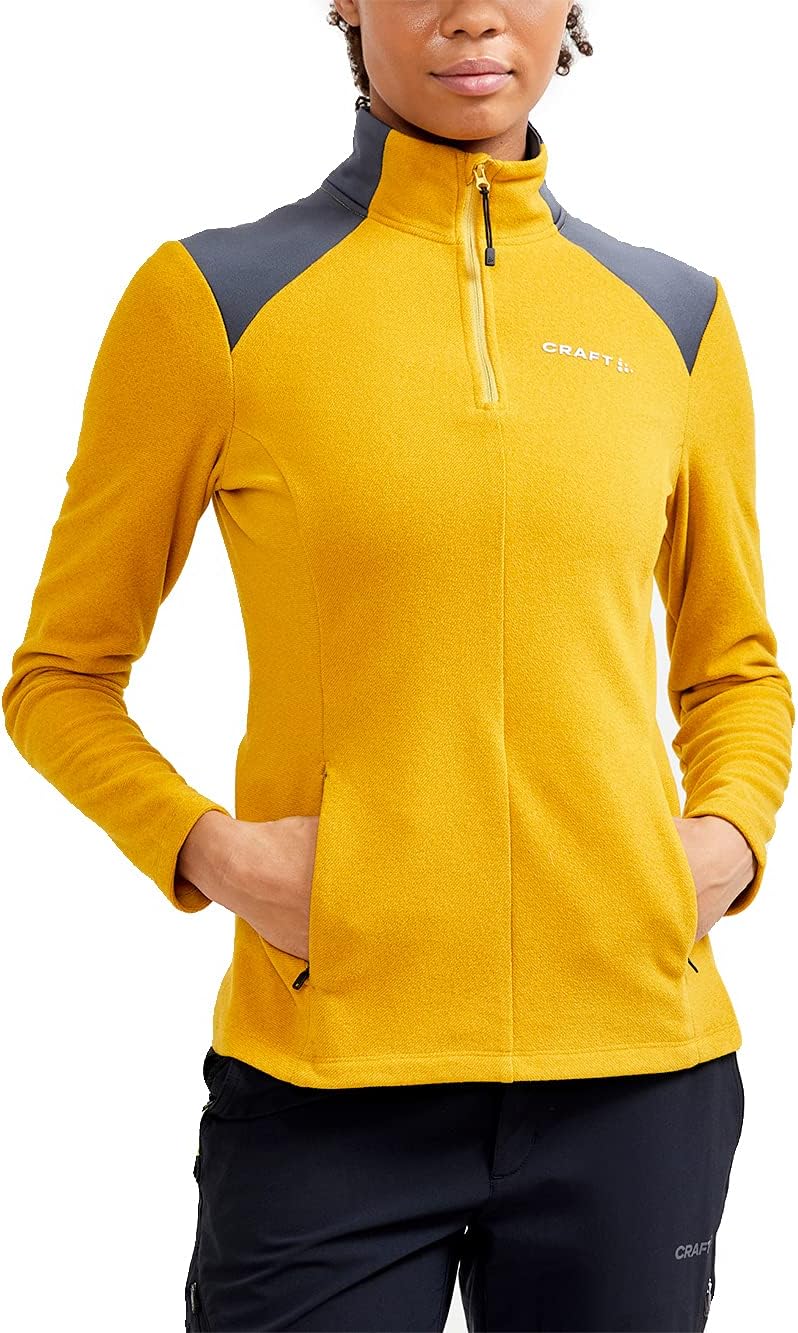 Craft Sportswear Women's CORE Edge Thermal Midlayer - XL, Tawny Asphalt