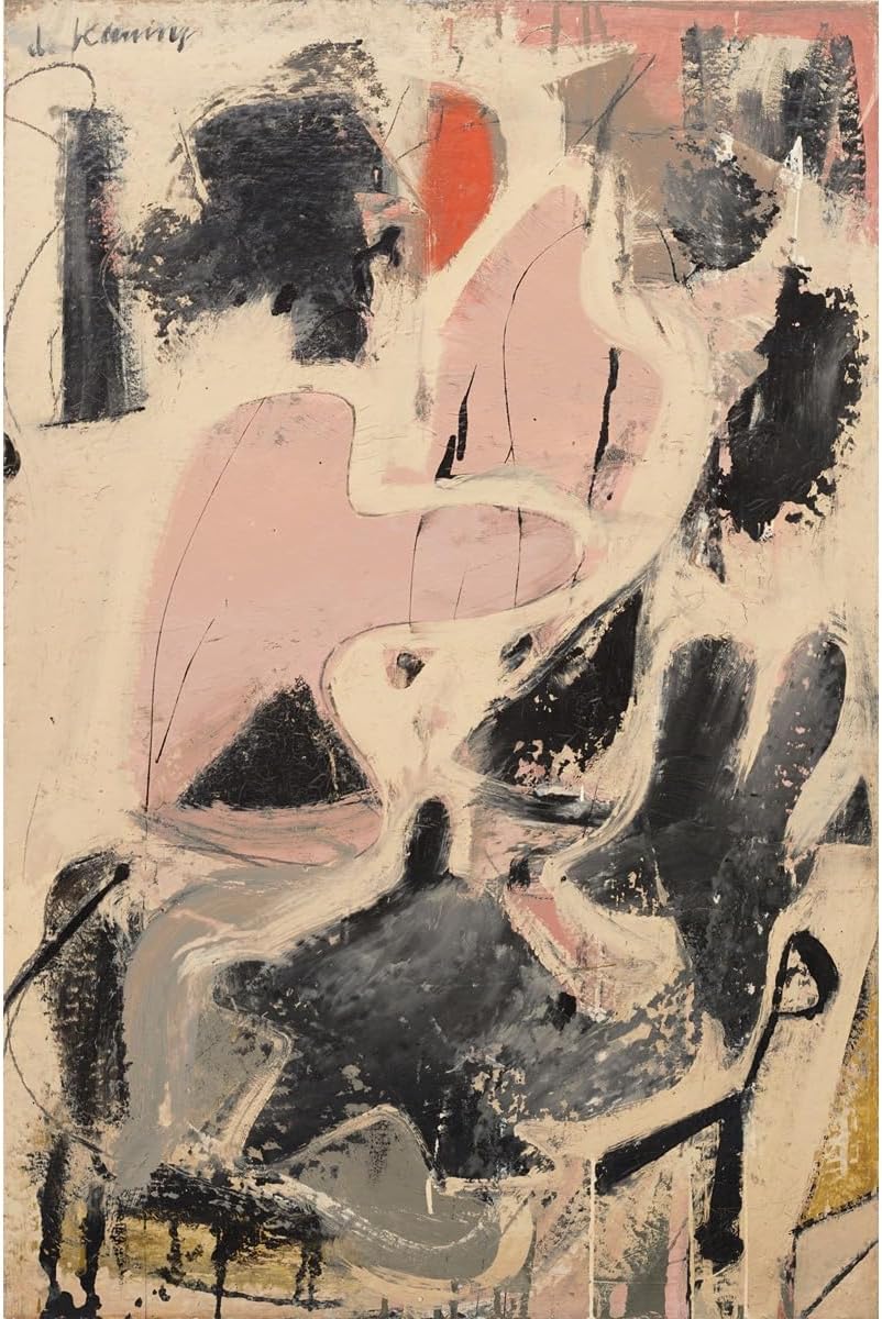 ARTICULOZY 装飾ロールキャンバスプリント &ndash; Willem de Kooning &ndash; バレンタイン - 30x40インチ