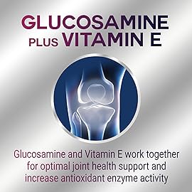 Joint Support Gummies - Extra Strength Glucosamine Gummy Supplement with Vitamin E - Natural Cartilage Joint Health & Flexibility Support, Best Support Glucosamine Chew for Men & Women - 60 Gummies