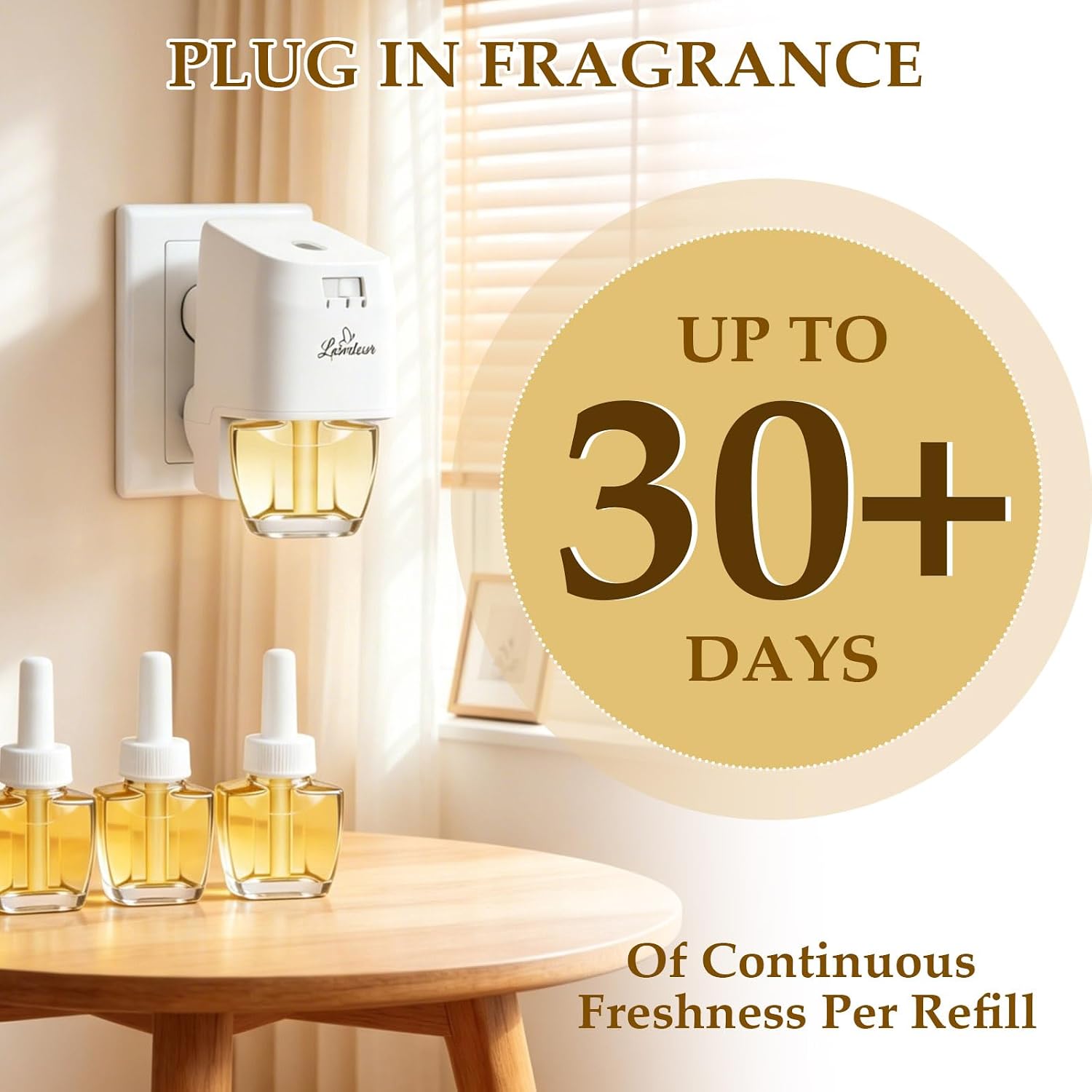 Plug In Air Freshener Refills 12 Pack – White Sage, Citrus Sage, Honeysuckle, Eucalyptus Summer Scents for Home, Bathroom, Kitchen & Office, Compatible with Air Wick & Glade, Not Include Glade Plus