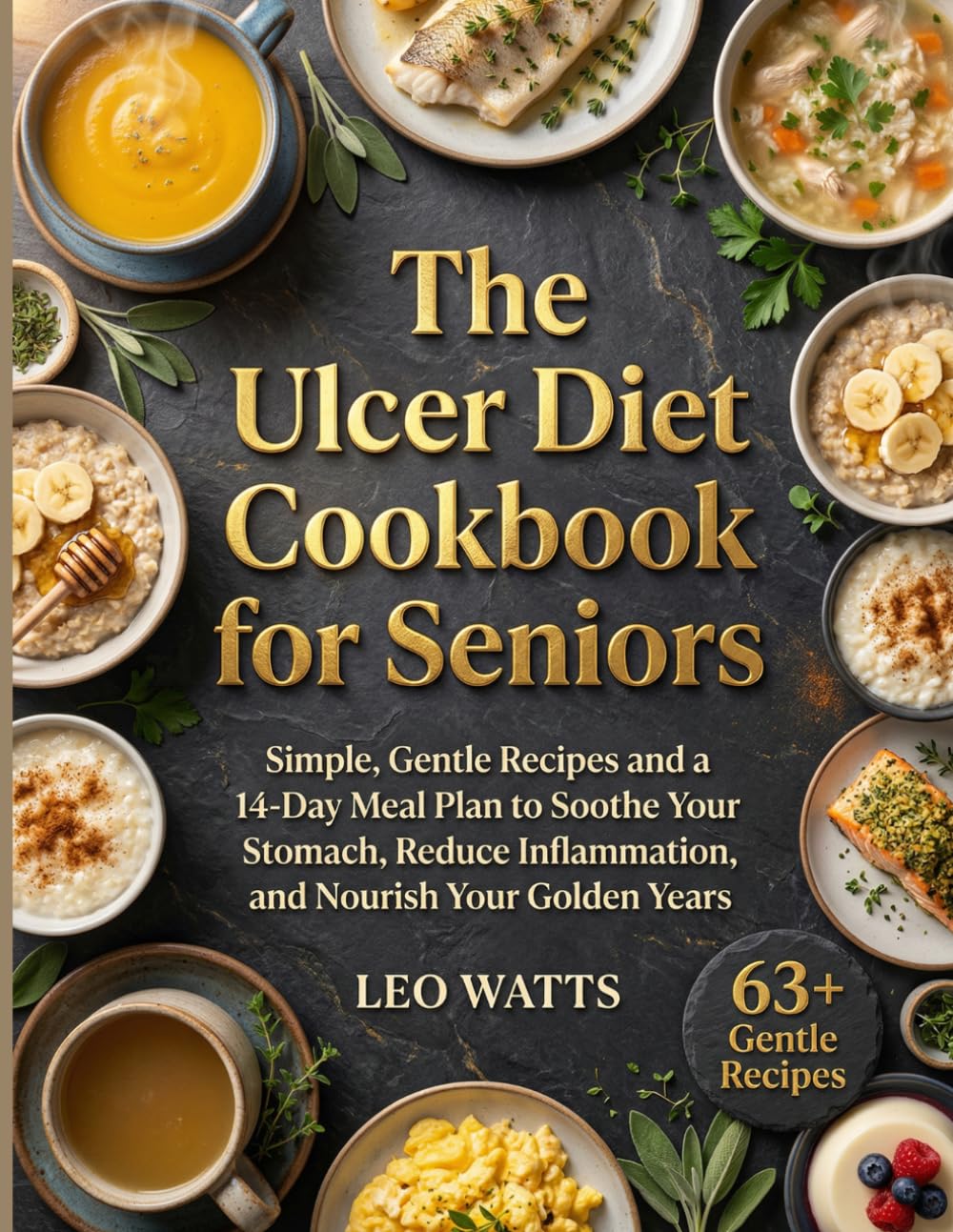 The Ulcer Diet Cookbook for Seniors: Simple, Gentle Recipes and a 14-Day Meal Plan to Soothe Your Stomach, Reduce Inflammation, and Nourish Your Golden Years (The Complete Ulcer Diet Cookbook Series)