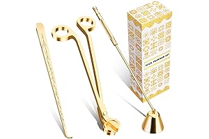 calary Candle Wick Trimmer Set with Snuffer & Dipper - The Perfect Candle Care Kit